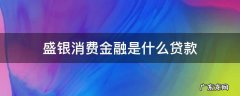 盛银消费金融是什么贷款 盛银消费金融贷款产品居然有这么多!