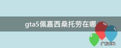 gta5佩嘉西桑托劳在哪刷新 gta5佩嘉西桑托劳在哪