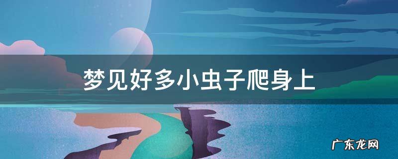 梦见好多小虫子爬身上还咬我 梦见好多小虫子爬身上