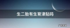 生二胎有生育津贴吗 二胎有生育津贴么