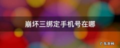 崩坏三怎么绑定手机号? 崩坏三绑定手机号在哪