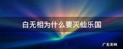 白无相为什么要灭仙乐国 白衣祸世为什么要灭仙乐国?