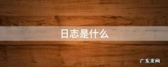 日志是什么意思 日志是什么