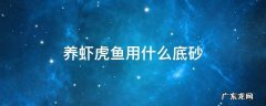 养虾虎鱼用什么底砂 养虎鱼可以配底沙吗