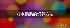 冷水鹦鹉的饲养方法 冷水鹦鹉喂食方法