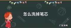 怎么洗掉笔芯印子 怎么洗掉笔芯