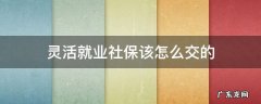 灵活就业社保该怎么交的 灵活就业交社保怎么交