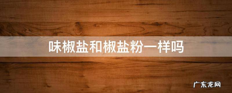 椒盐粉和味椒盐有什么不一样 味椒盐和椒盐粉一样吗